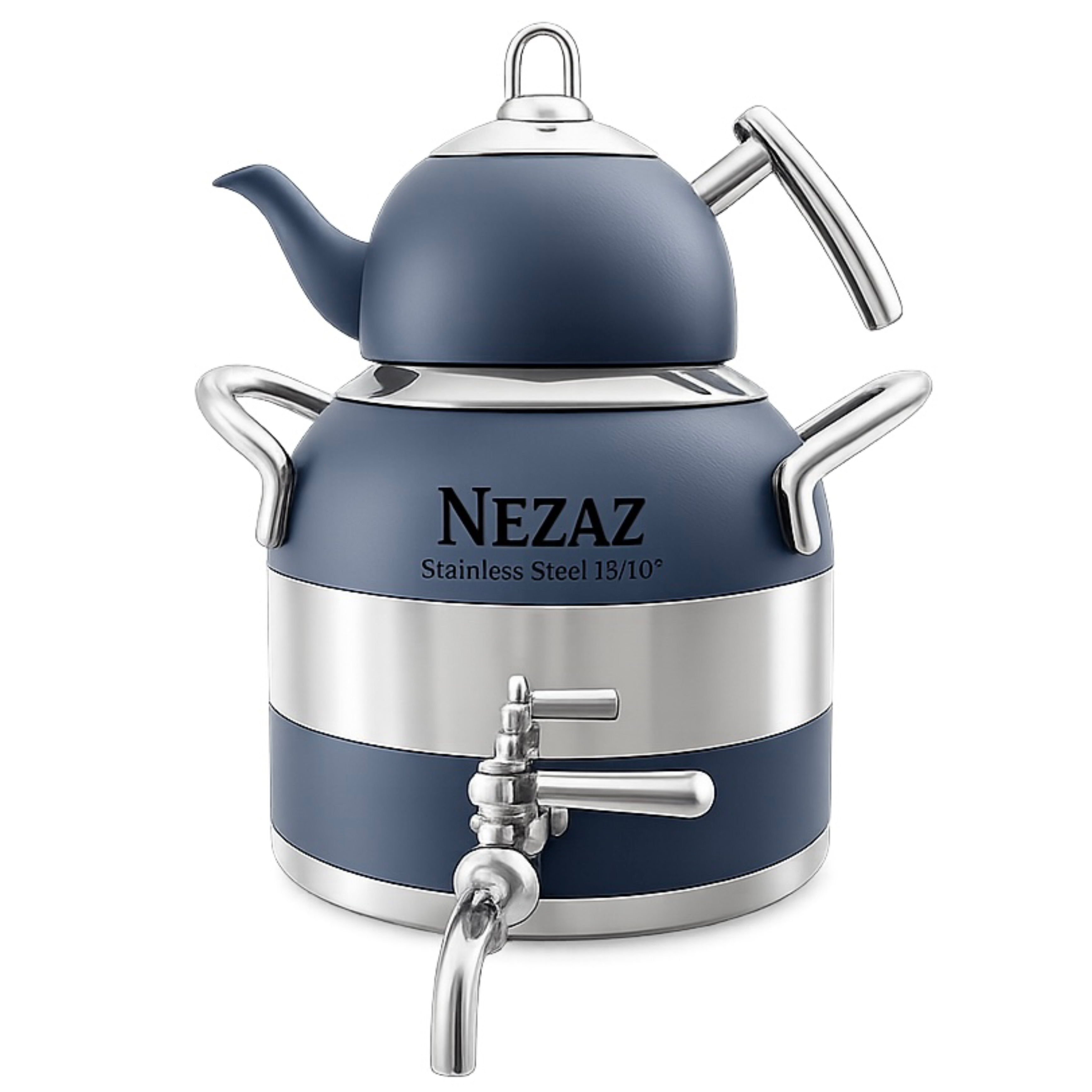 کتری و قوری نزاز 5 لیتری نزاز طرح ترک طوسی NEZAZ