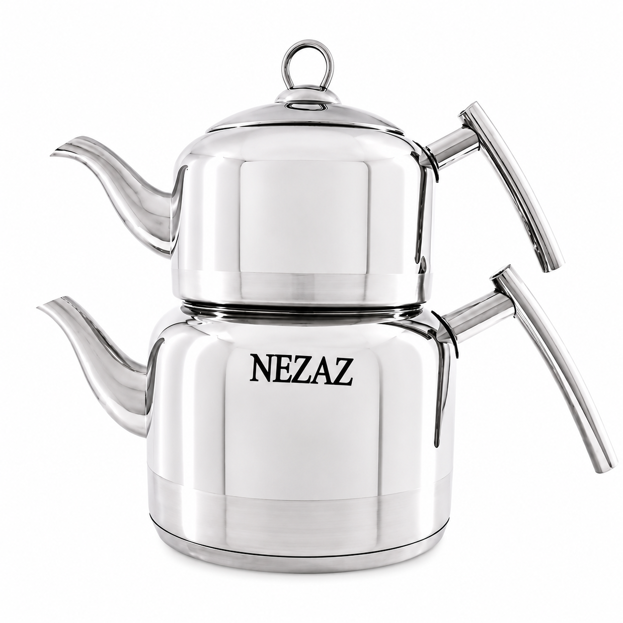 کتری و قوری نزاز تمام استیل 2.5 لیتری NEZAZ