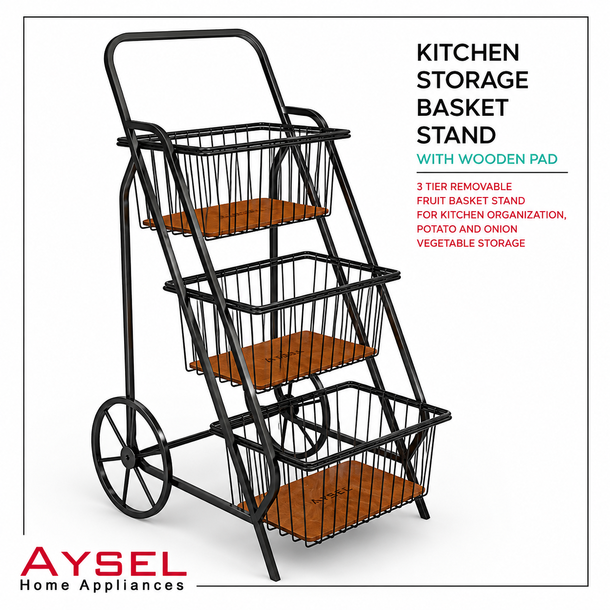 استند چند منظوره ۳ طبقه آیسل AYSEL کد 1102