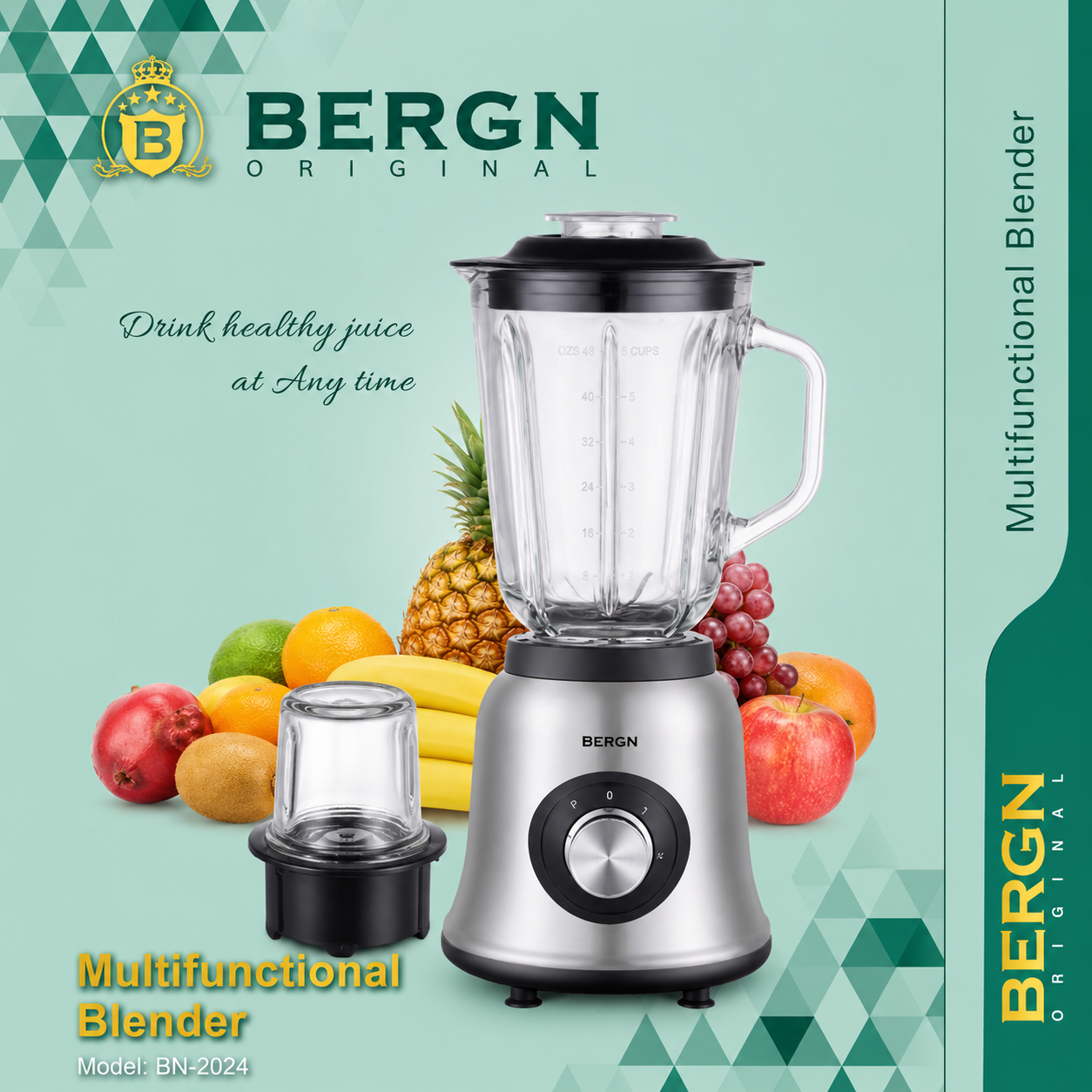 آسیاب و مخلوط کن BERGN مدل BN-2024