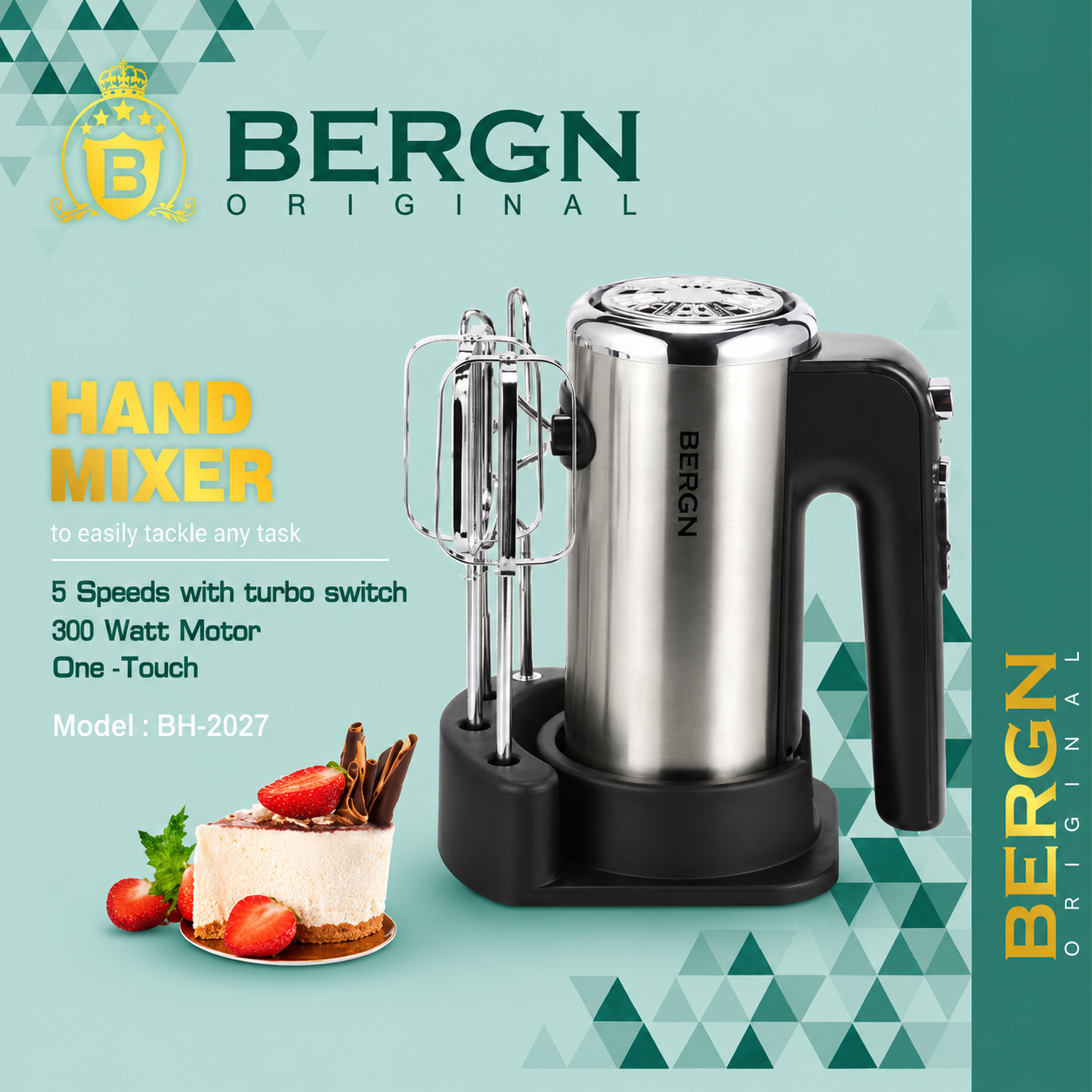 همزن دستی BERGN مدل BH-2027