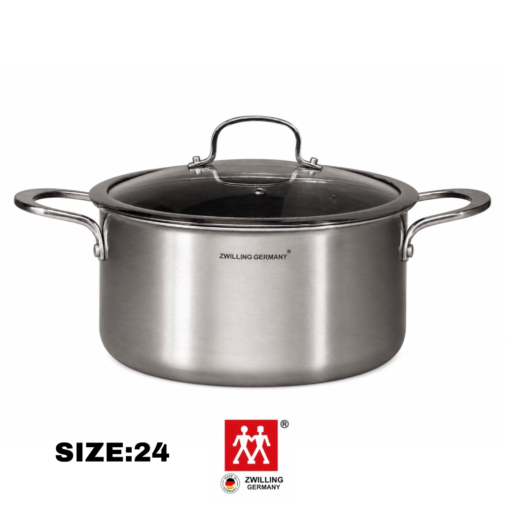 قابلمه استیل 24 سانتی‌متری زویلینگ آلمان (ZWILLING GERMANY)