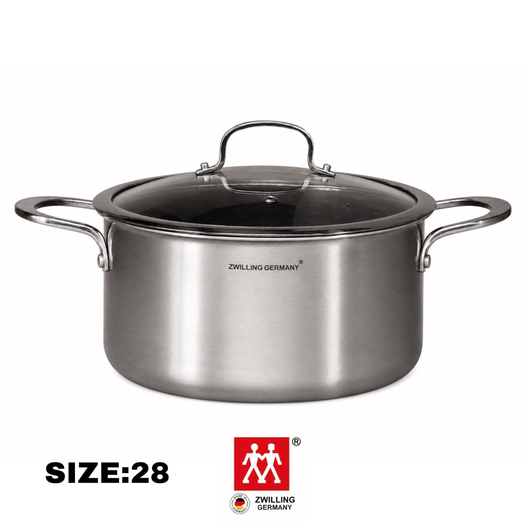 قابلمه استیل 28 سانتی‌متری زویلینگ آلمان (ZWILLING GERMANY)