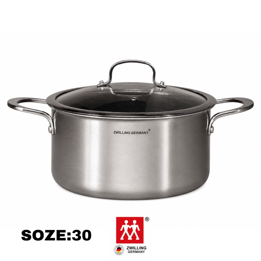 قابلمه استیل 30 سانتی‌متری زویلینگ آلمان (ZWILLING GERMANY)