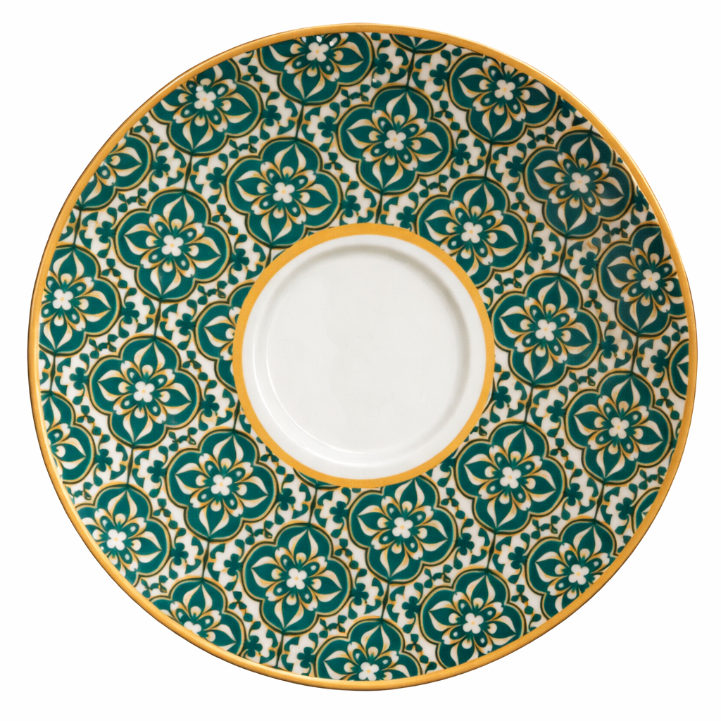 مرسین نعلبکی طرح خشتی سبز C&S