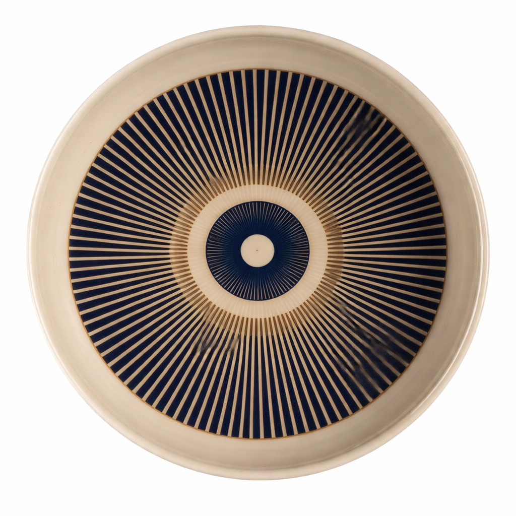 بورسا نعلبکی راه‌راه آبی C&S