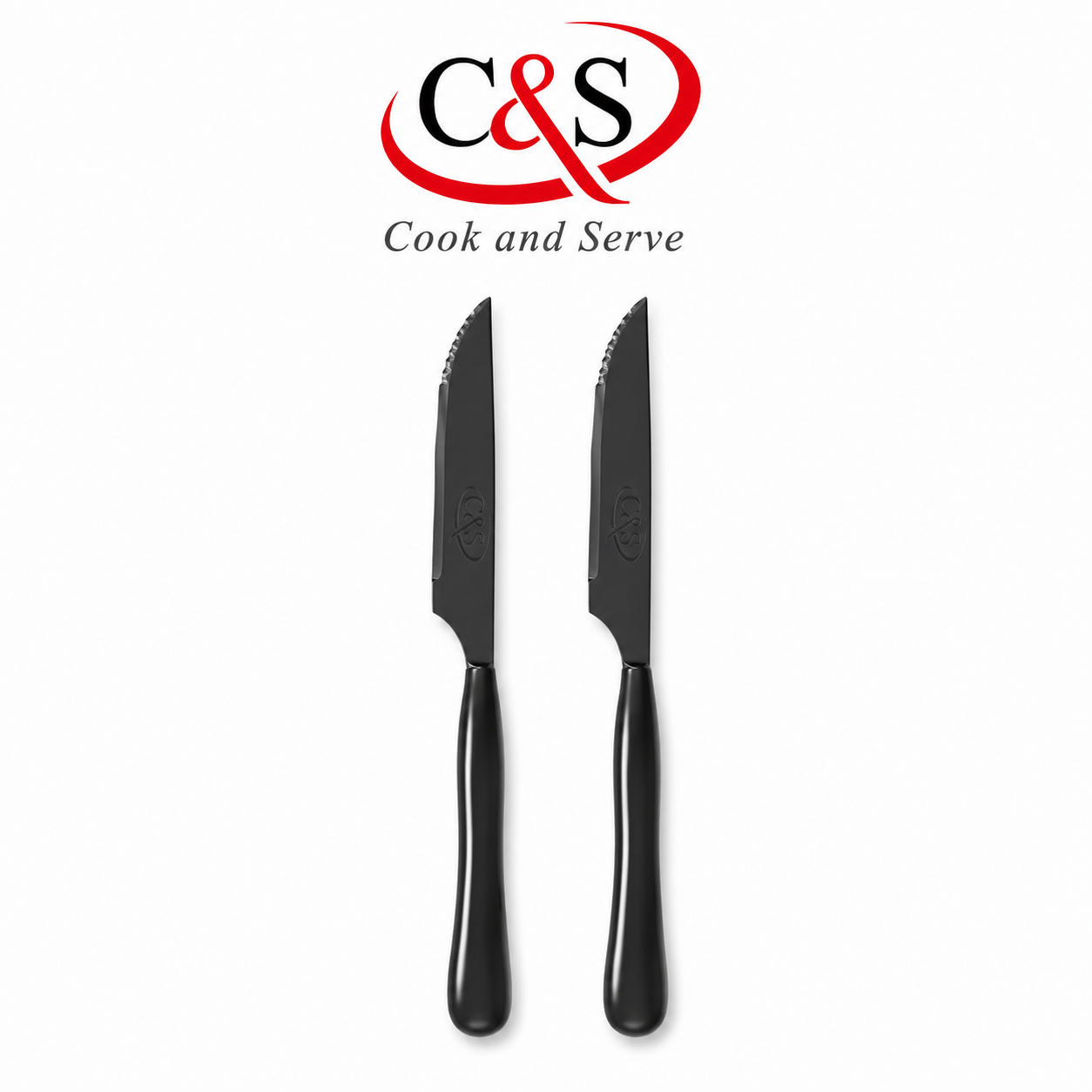 کارد و چنگال میوه‌خوری طوسی تیره دنور C&S