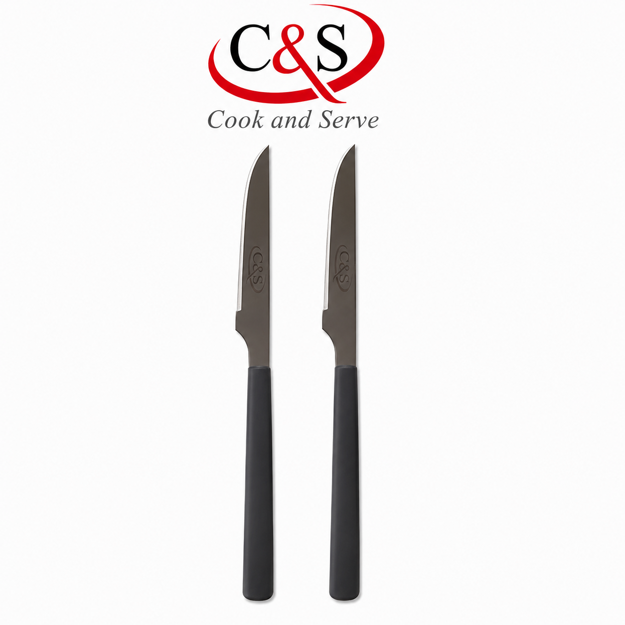 کارد تک میوه‌خوری طوسی تیره وگاس C&S