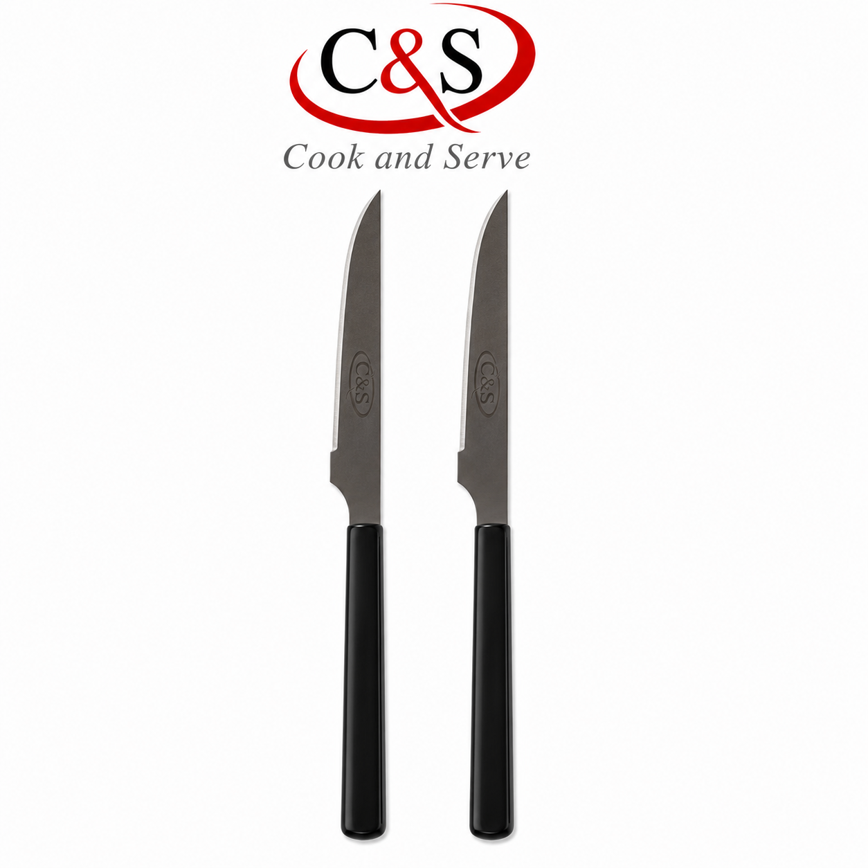 کارد تک میوه‌خوری مشکی وگاس C&S