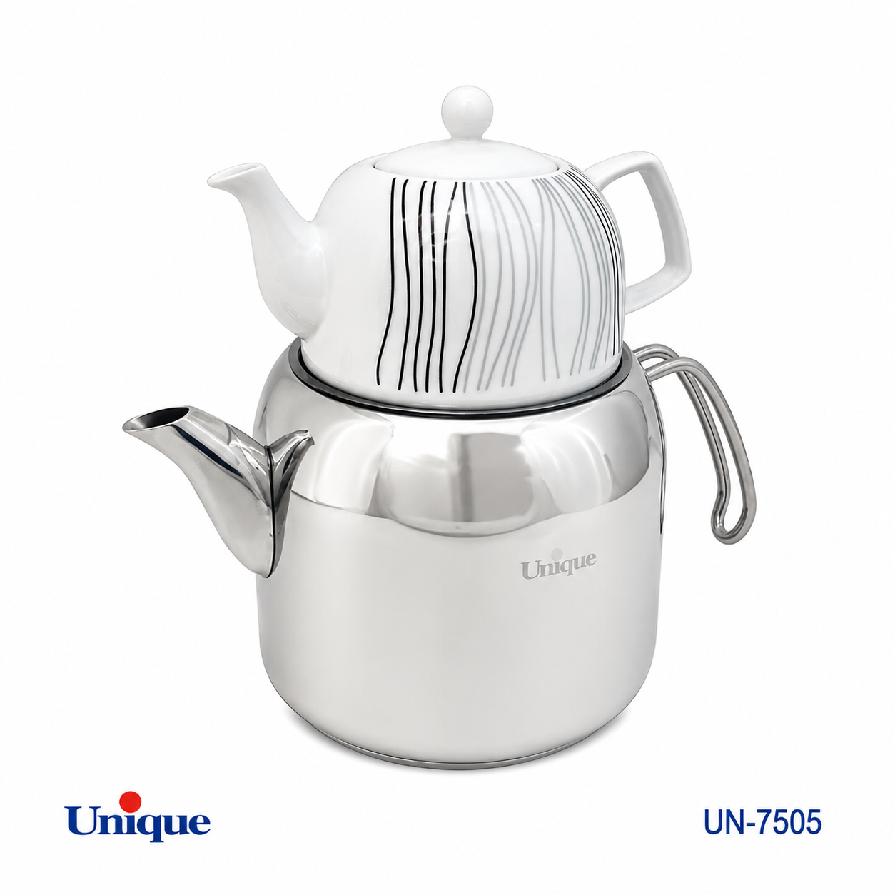 کتری تک استیل ترک 3.2 لیتری یونیک UNIQUE