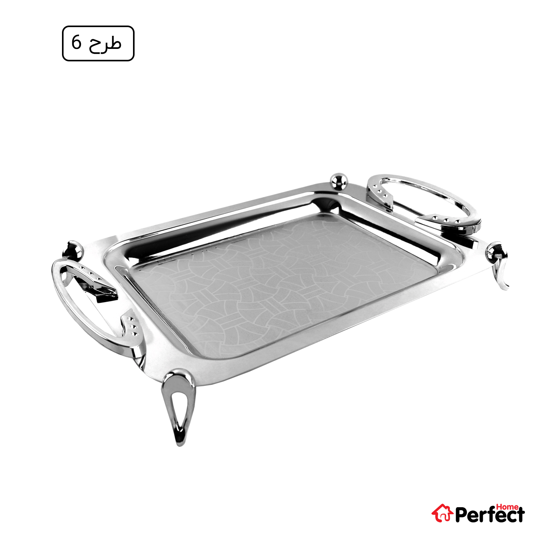 سینی استیل سوپر پولیش مستطیل بزرگ Perfect home مدل A8113 ضخامت 0.8 mm
