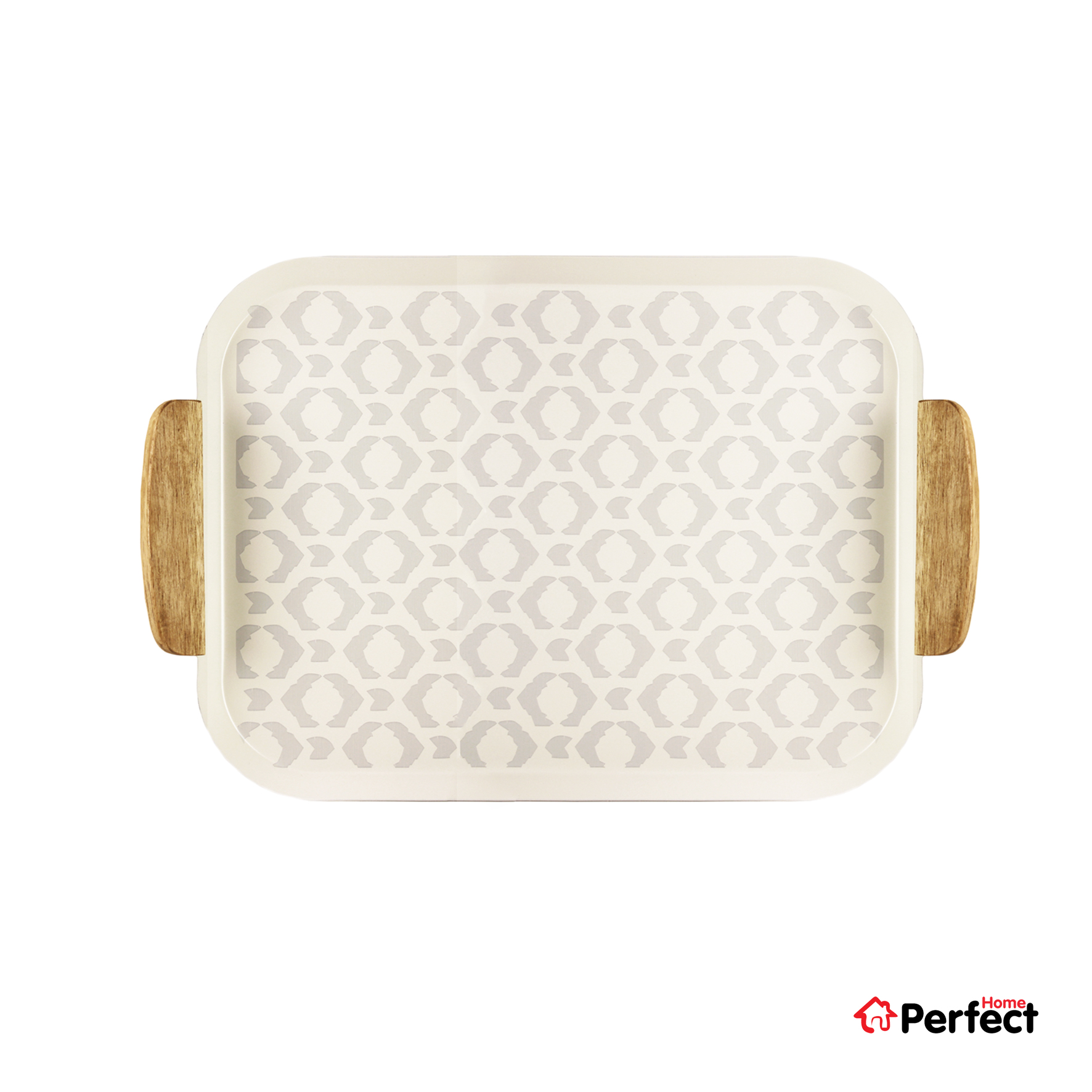 سینی فلزی PERFECTHOME مدل 6223 طرح لوزی