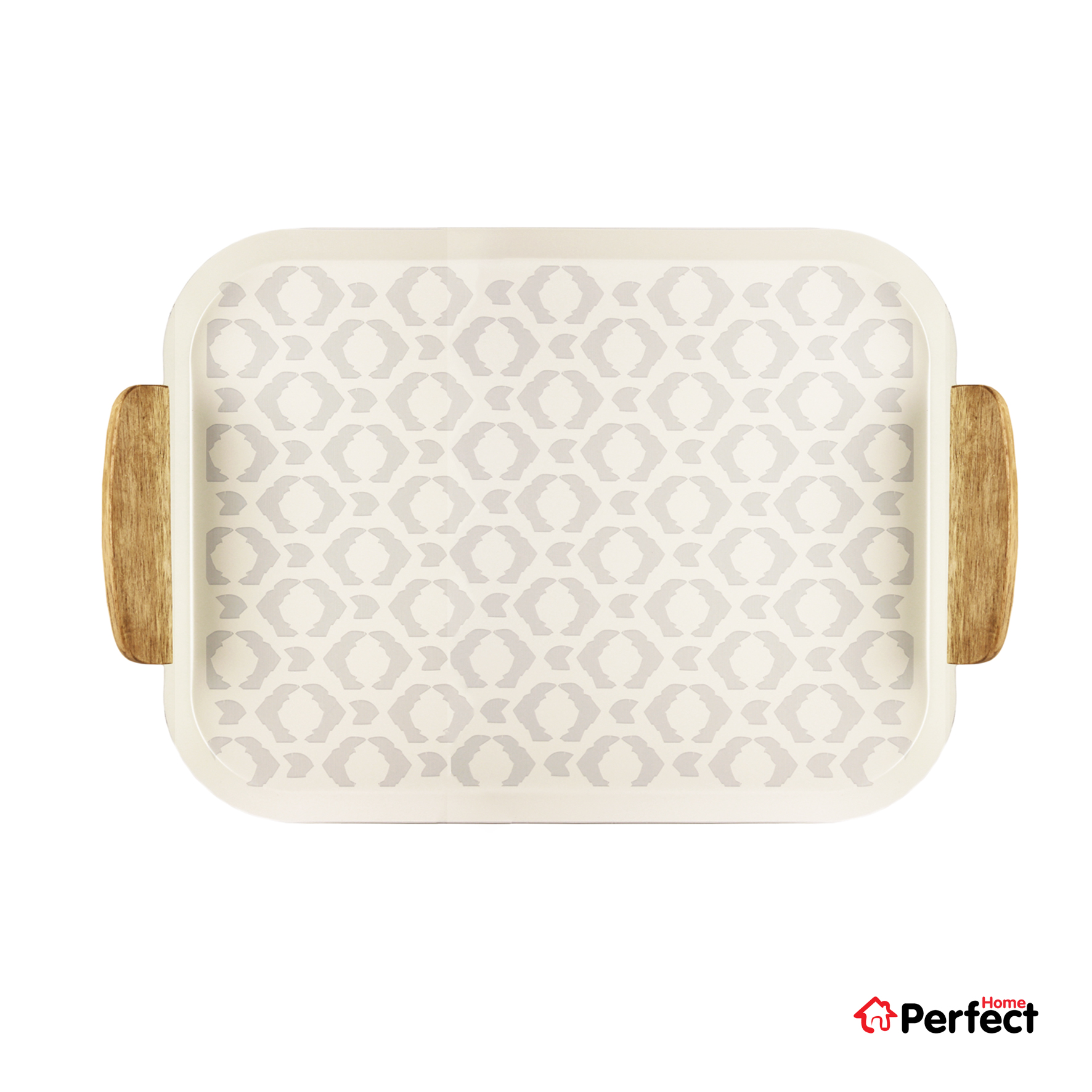 سینی فلزی PERFECTHOME مدل 6123 طرح لوزی