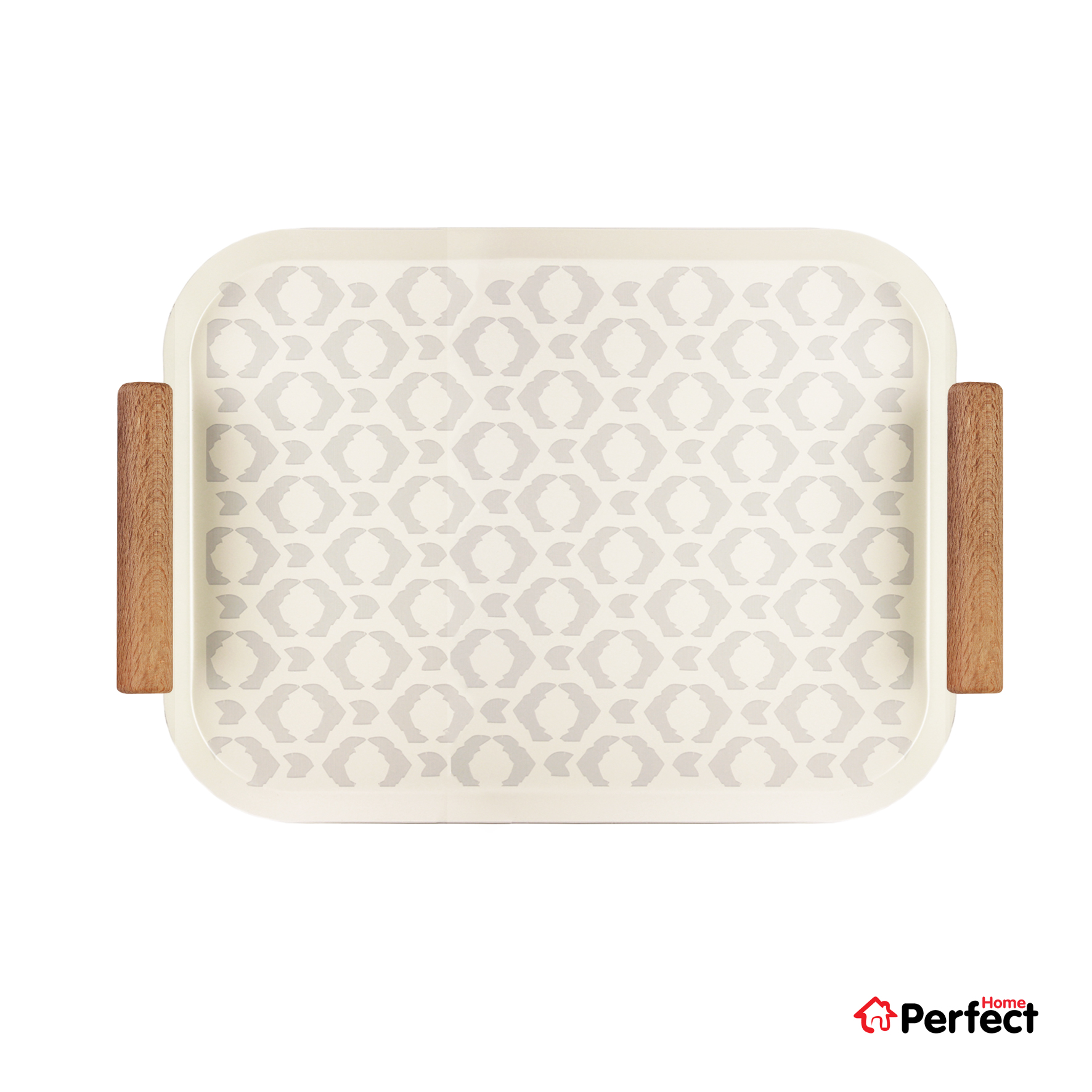 سینی فلزی PERFECTHOME مدل 6124 طرح لوزی