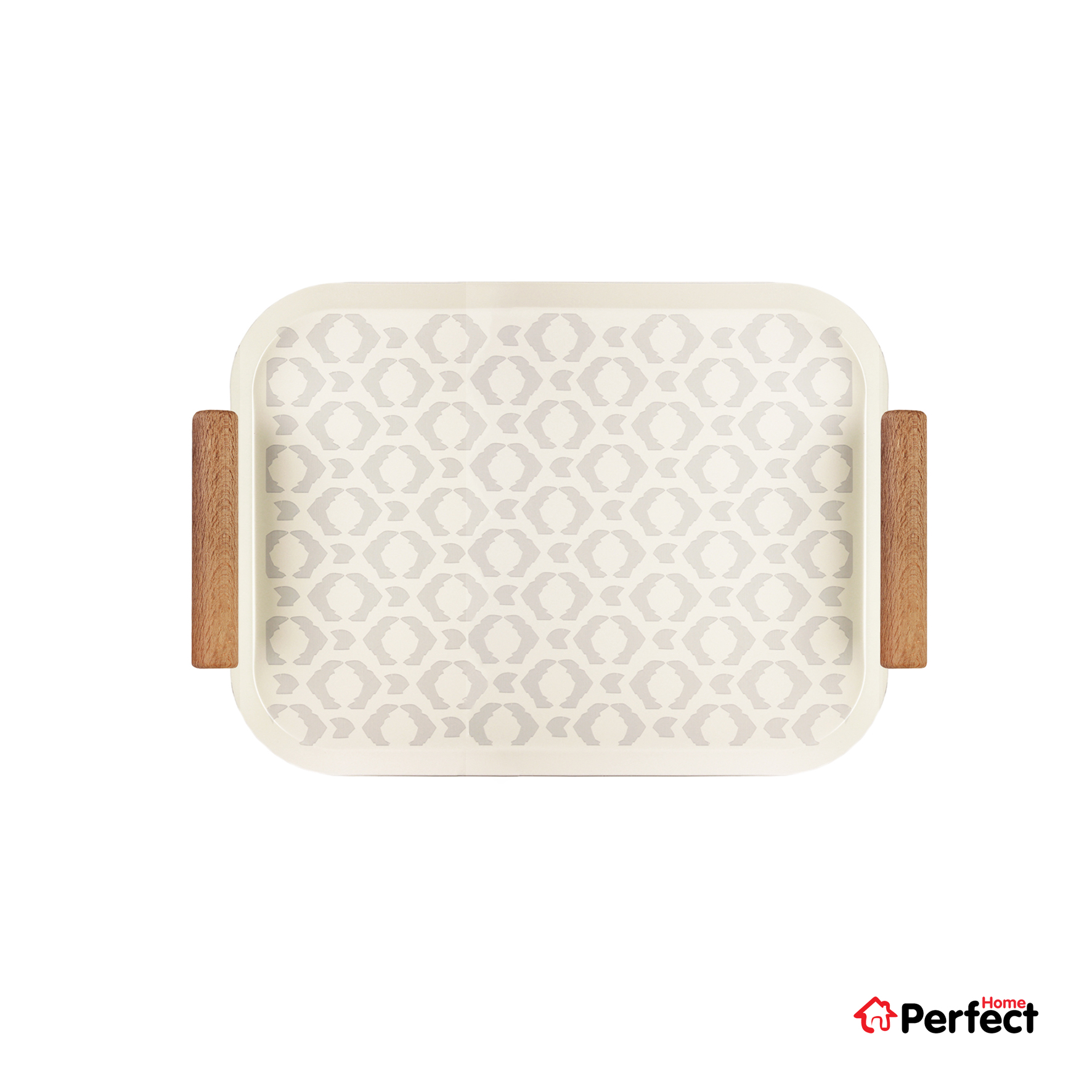 سینی فلزی PERFECTHOME مدل 6324 طرح لوزی