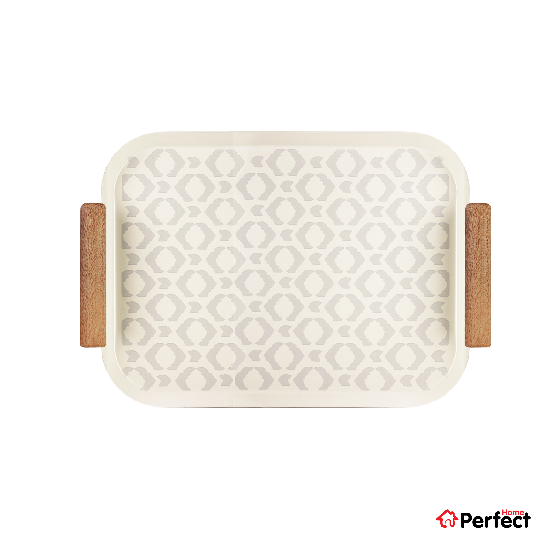 سینی فلزی PERFECTHOME مدل 6224 طرح لوزی