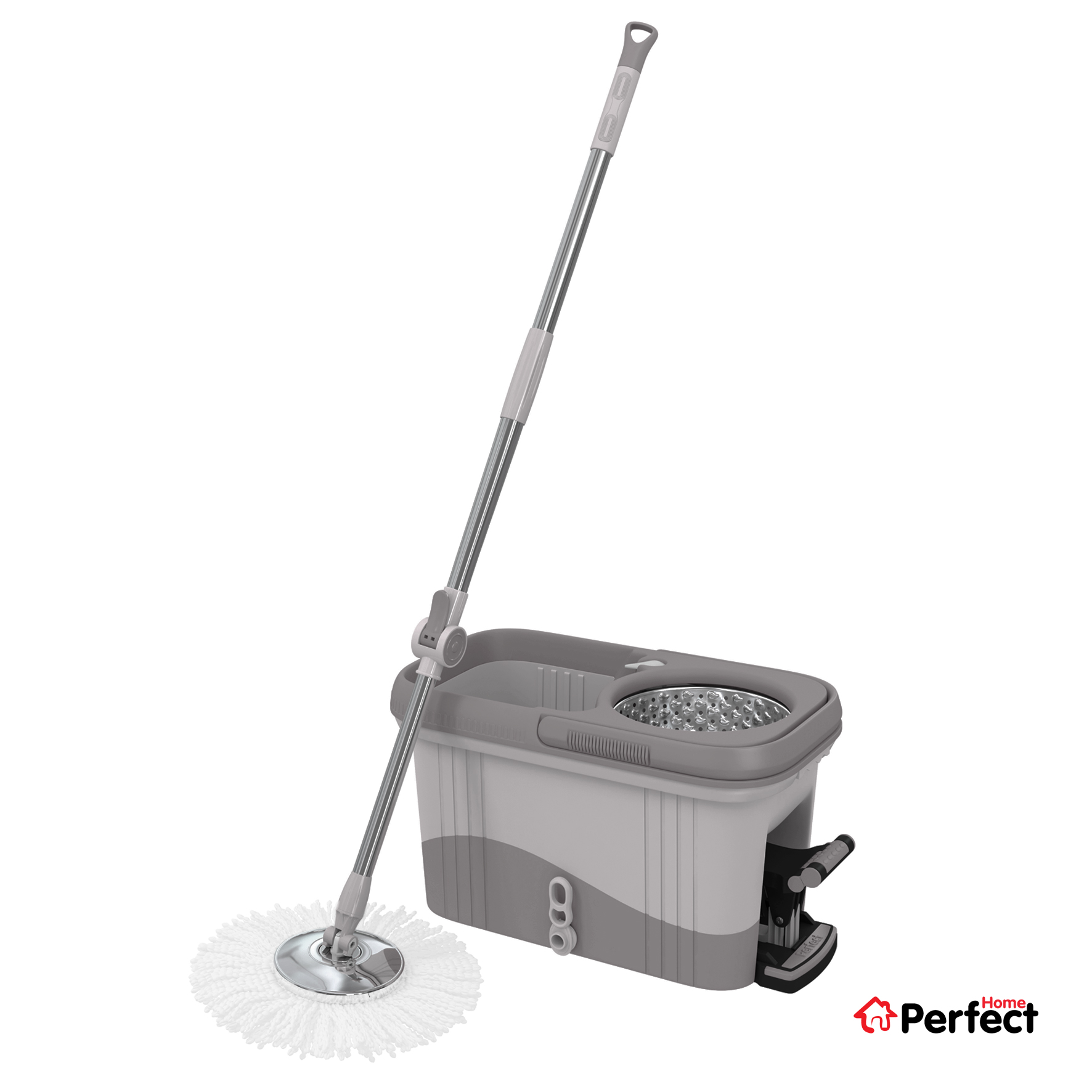 سطل و زمین شوی چرخشی پدالی Perfecthome