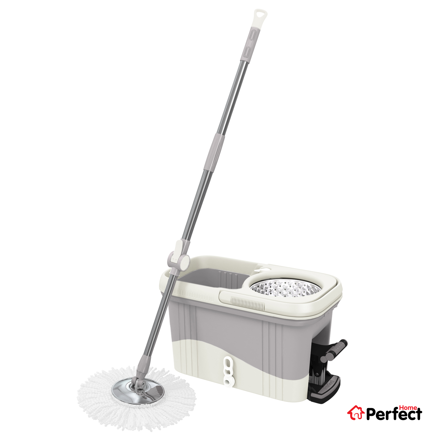 سطل و زمین شوی چرخشی پدالی Perfecthome