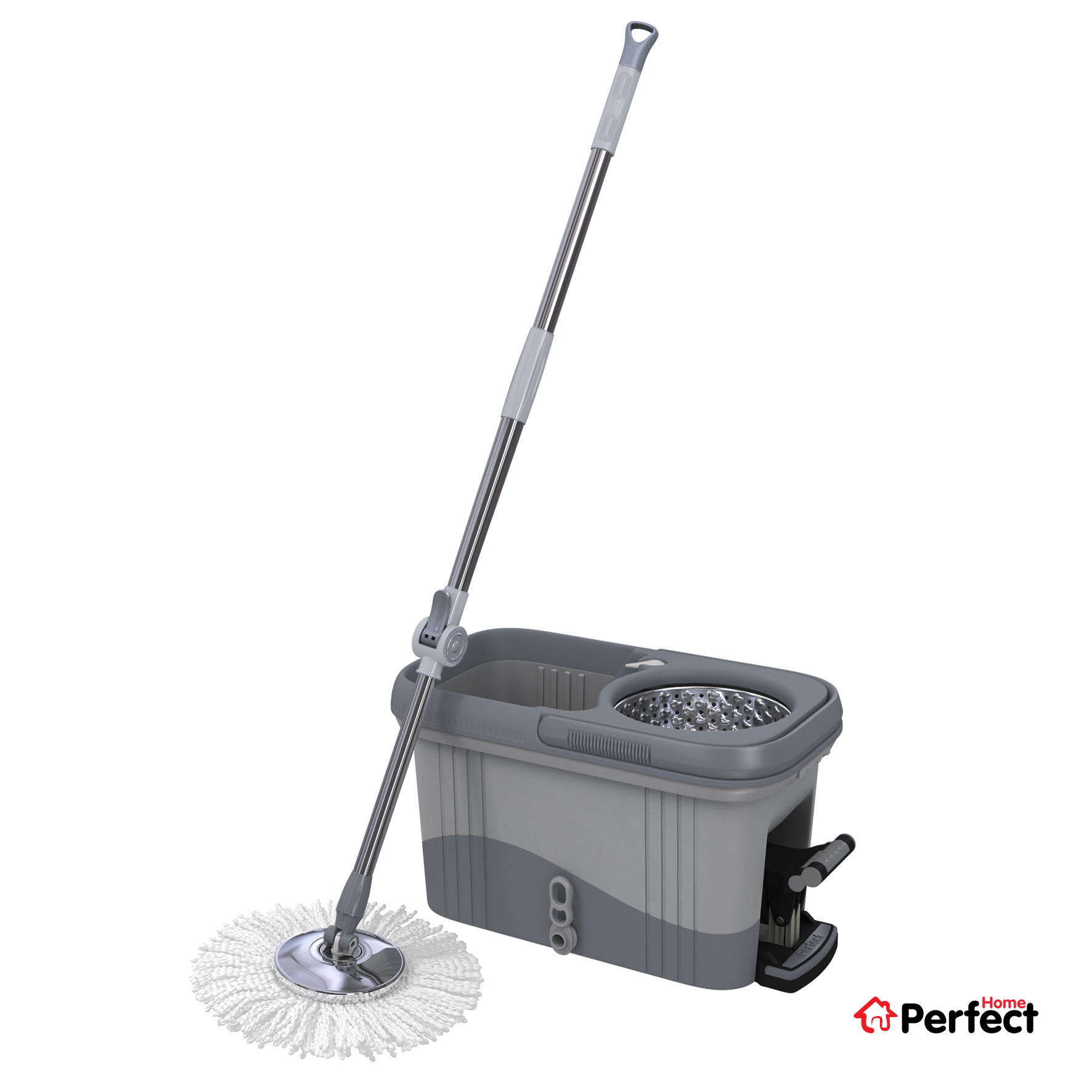 سطل و زمین شوی چرخشی پدالی Perfecthome