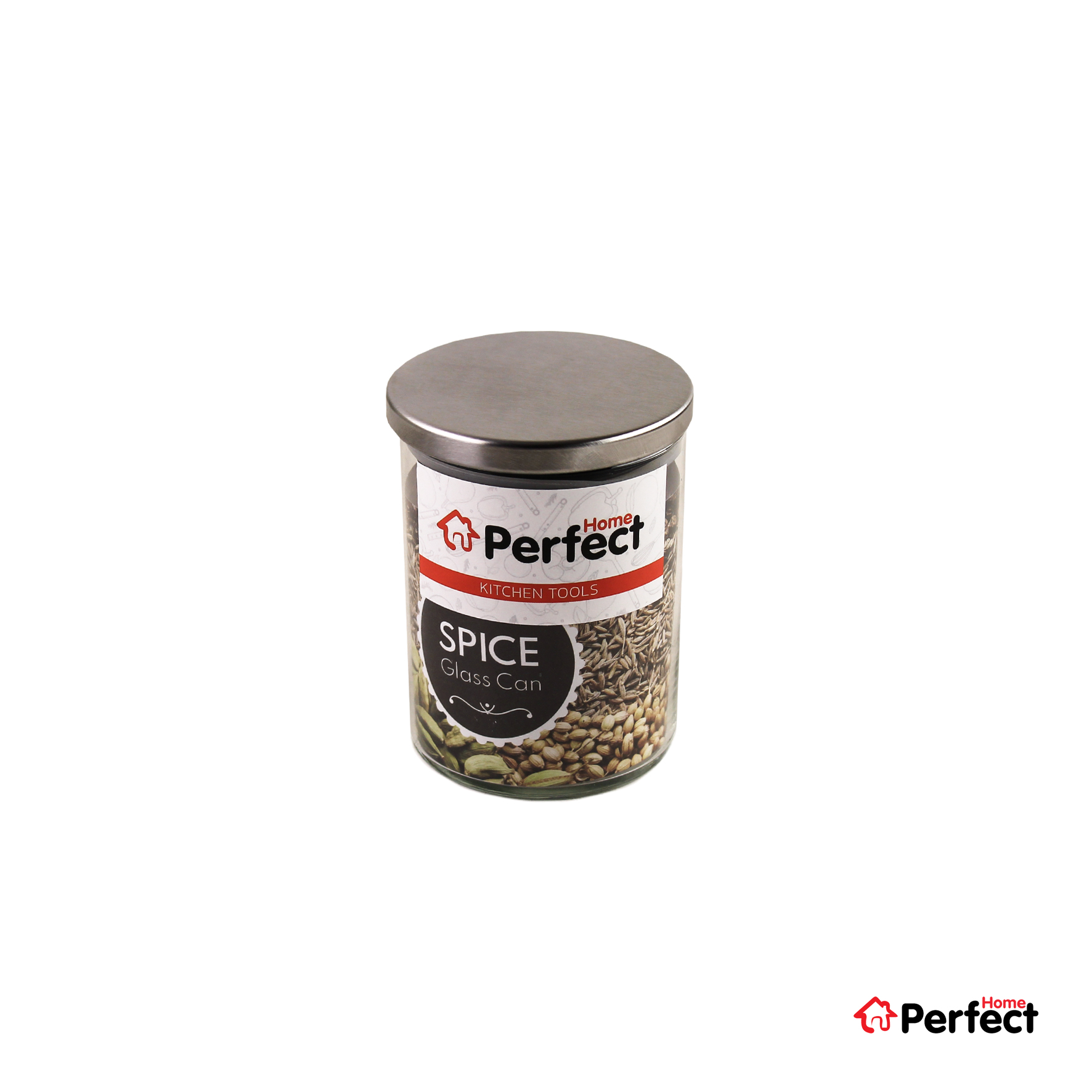 بانکه استوانه درب استیل perfecthome مدل N80200S