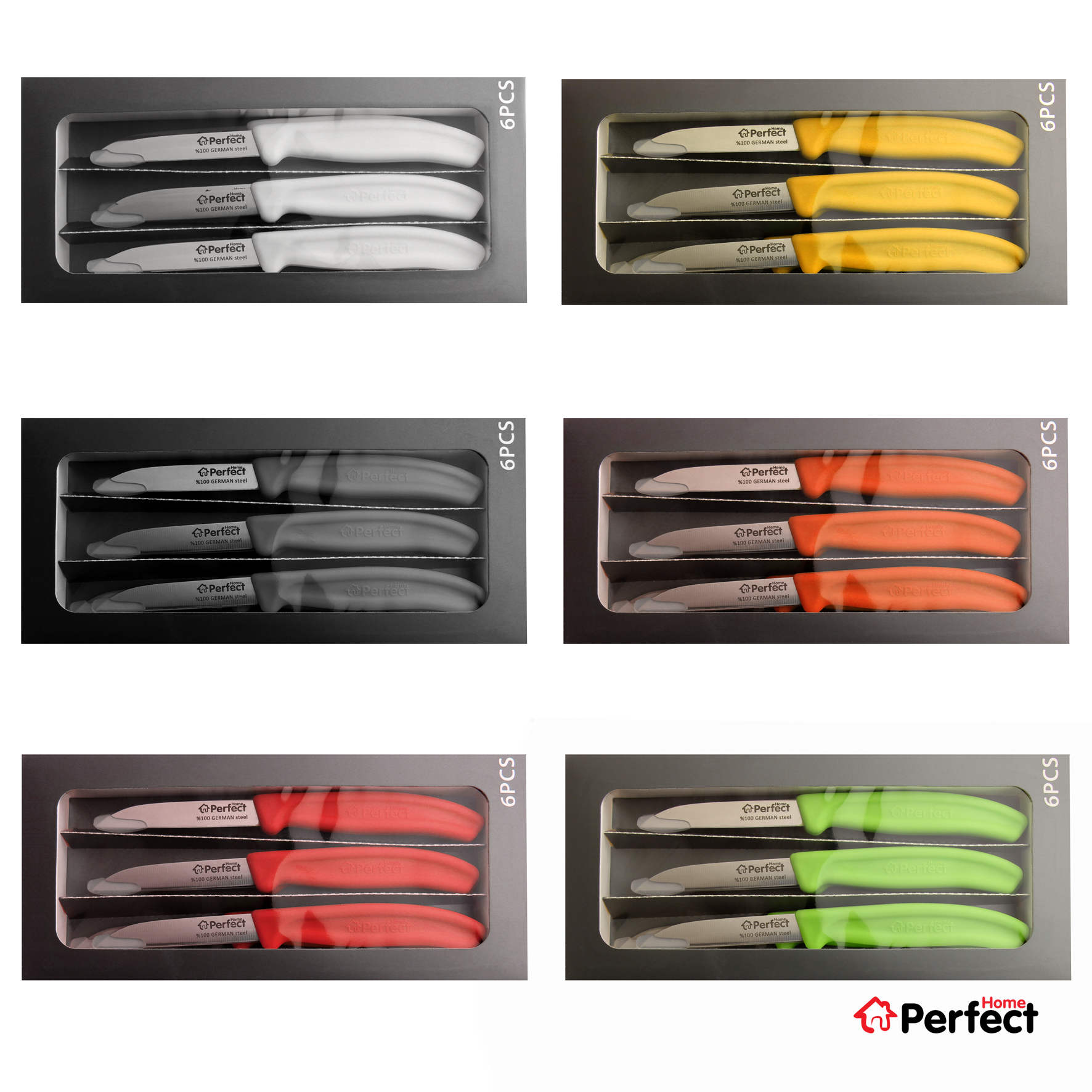 چاقو میوه خوری Perfect Home مدل P8108 (بسته 6 تایی)