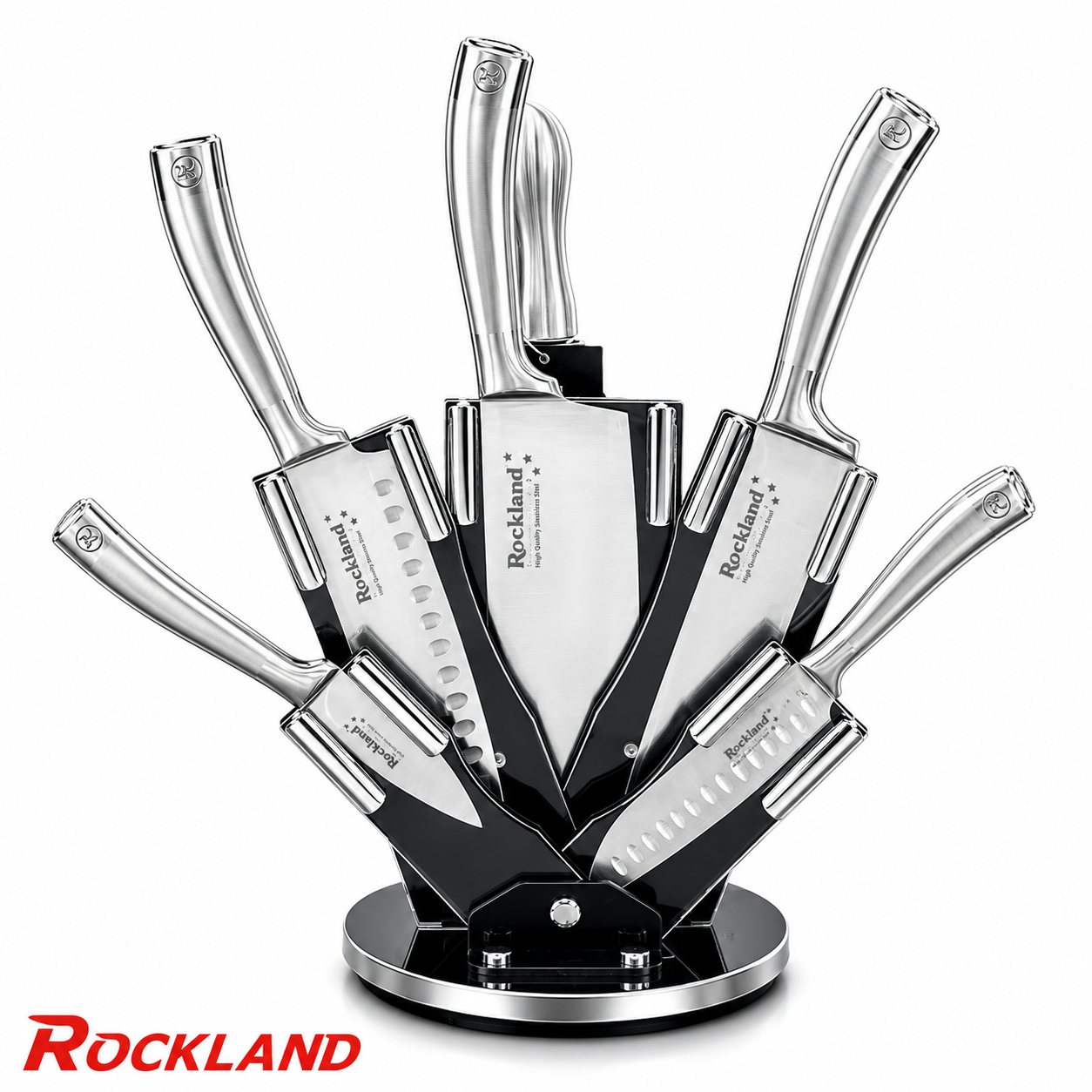 سرویس کارد و ساطور ۸ پارچه راکلند ROCKLAND