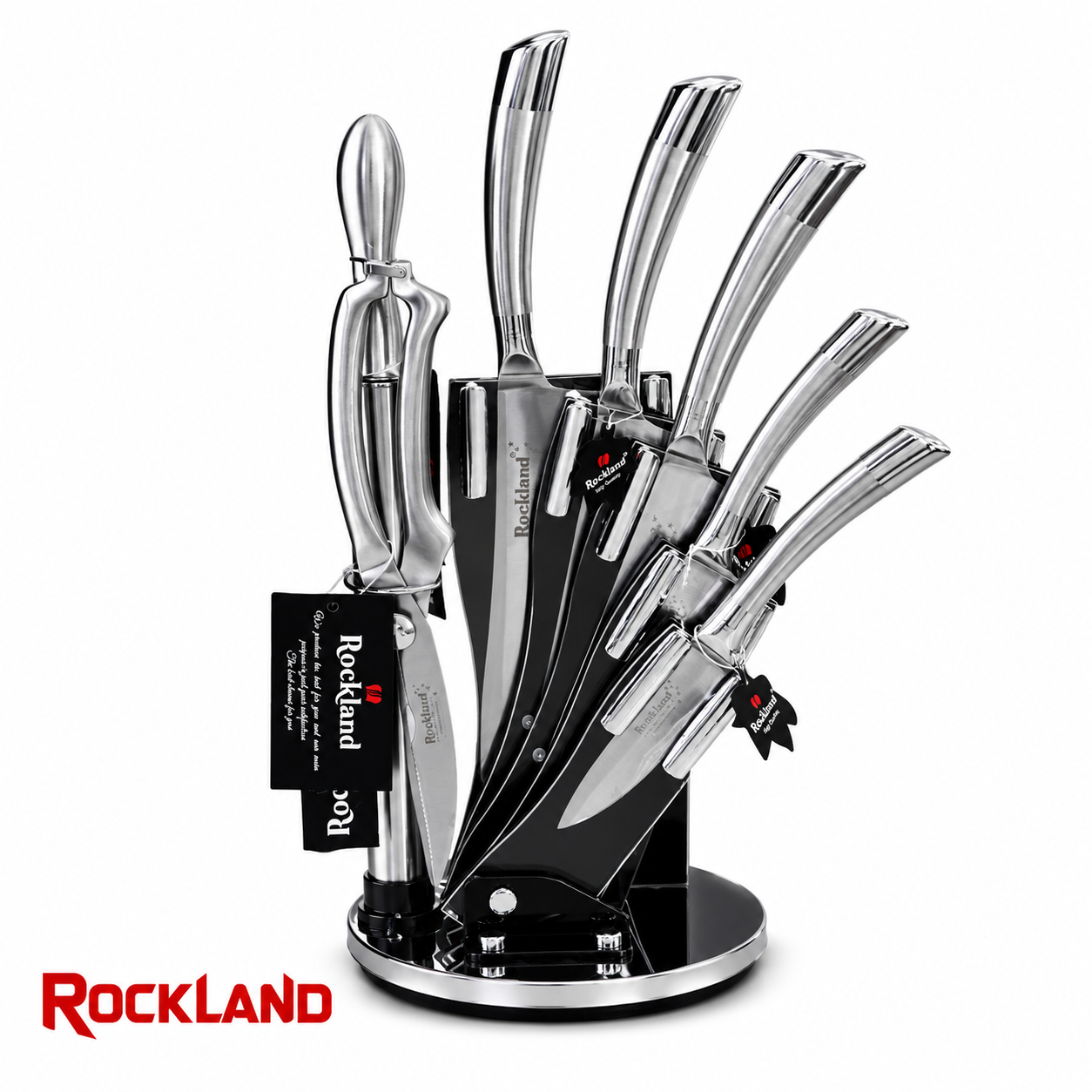 سرویس کارد و ساطور ۸ پارچه راکلند ROCKLAND