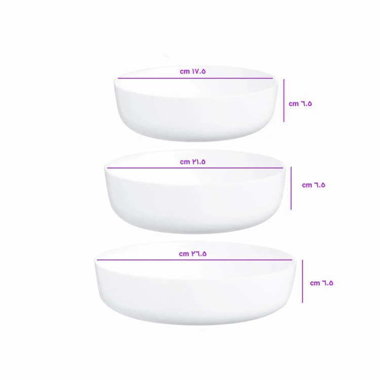 ظرف پخت گلدن اپال مدل PYREX مجموعه ۳ عددی