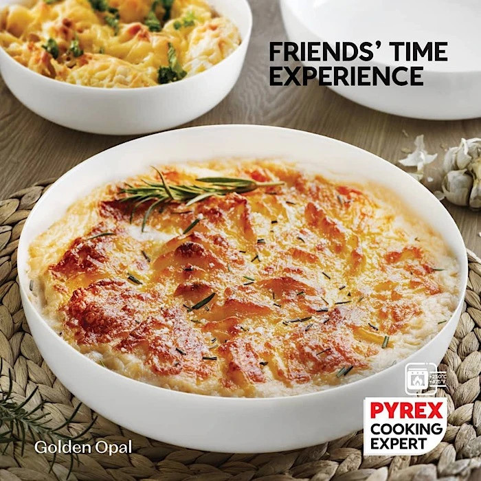 ظرف پخت گلدن اپال مدل PYREX مجموعه ۳ عددی
