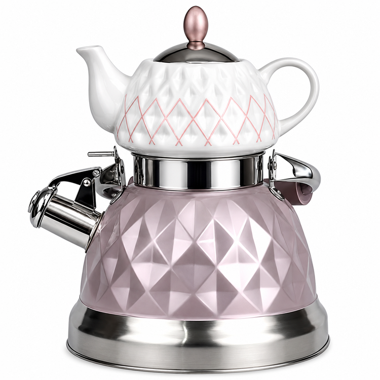 ست کتری و قوری هوم لوکس HOME LUXE بژ