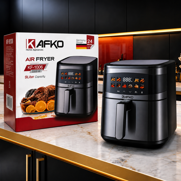 سرخکن بدون روغن کافکو مدل KF-1006 ظرفیت ۹ لیتر