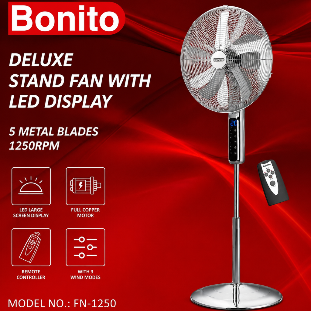پنکه ایستاده دیجیتال بونیتو BONITO