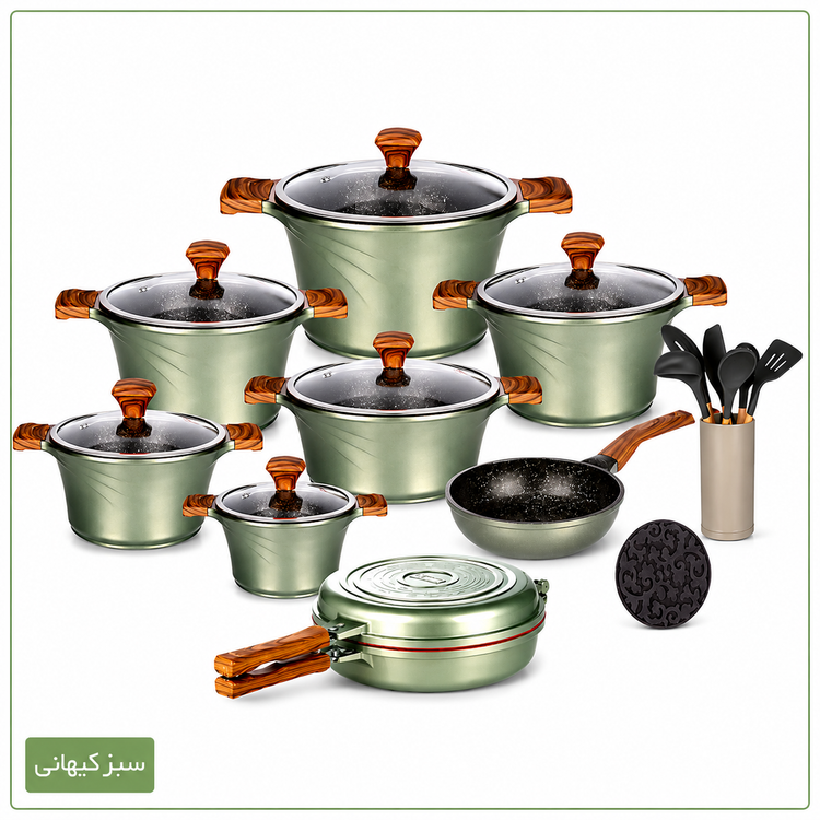سرویس پخت و پز ۲۳ پارچه کاندید مدل سزار