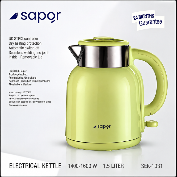 کتری برقی ساپر مدل SEK-1031