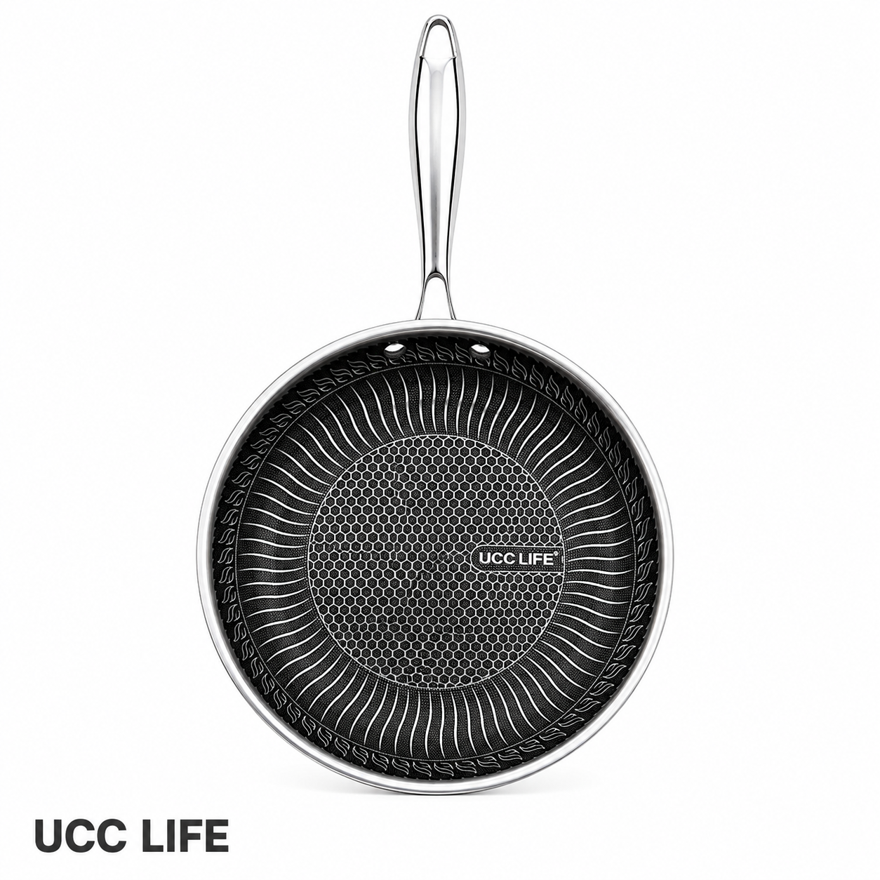 سرویس قابلمه استیل ۱۱ پارچه لیزری UCC LIFE