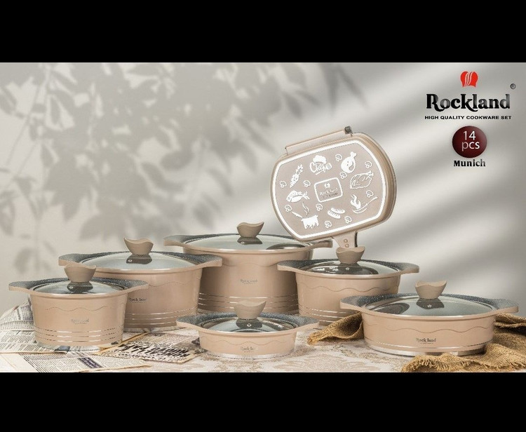 سرویس قابلمه ۱۴ پارچه راکلند ROCKLAND مدل مونیخ