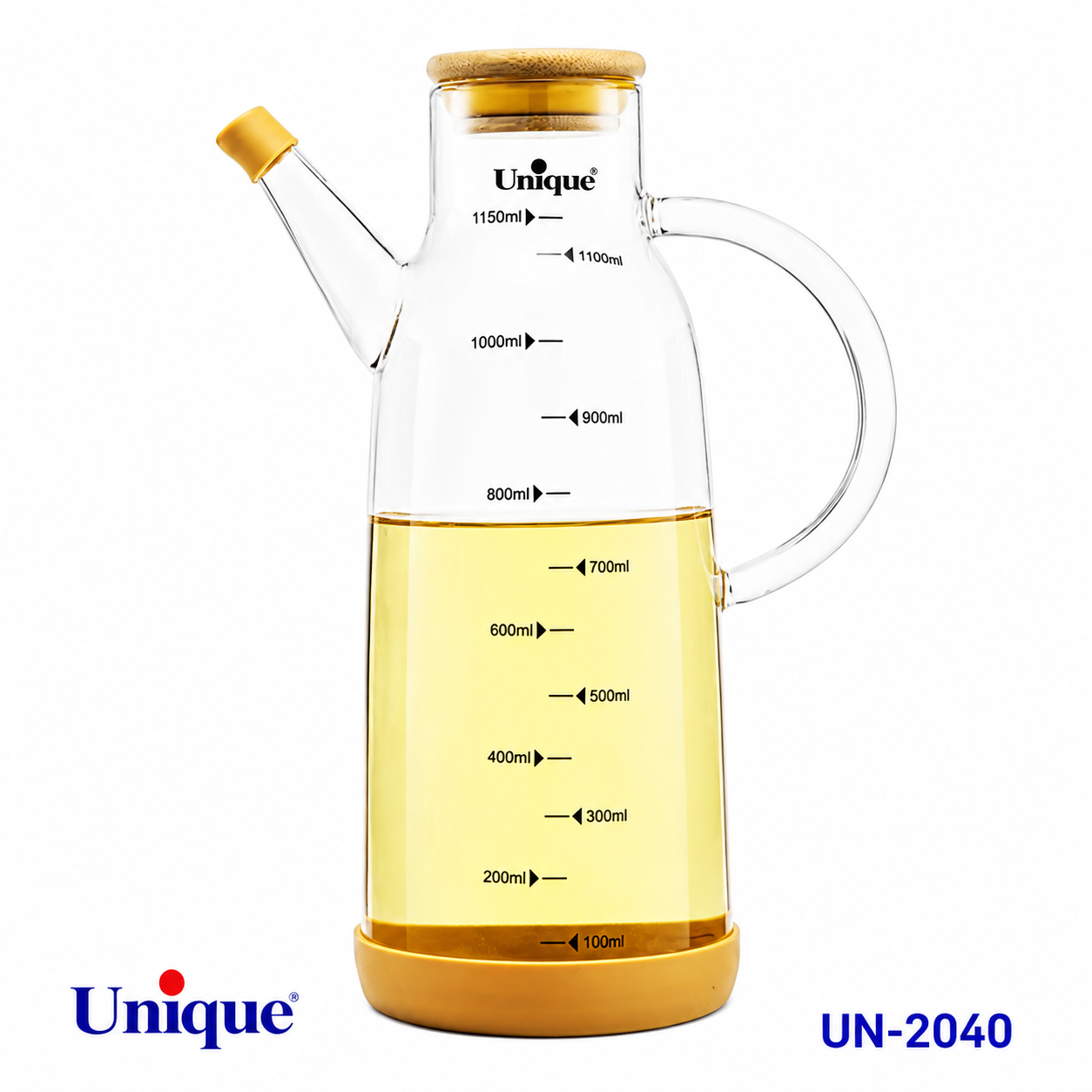روغن ریز ۱۱۵۰ میلیلیتر درب بامبو یونیک UNIQUE