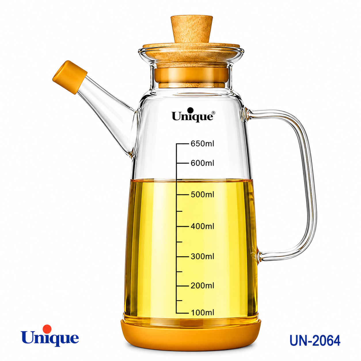 روغن ریز ۶۵۰ میلی‌لیتر درب بامبو یونیک UNIQUE