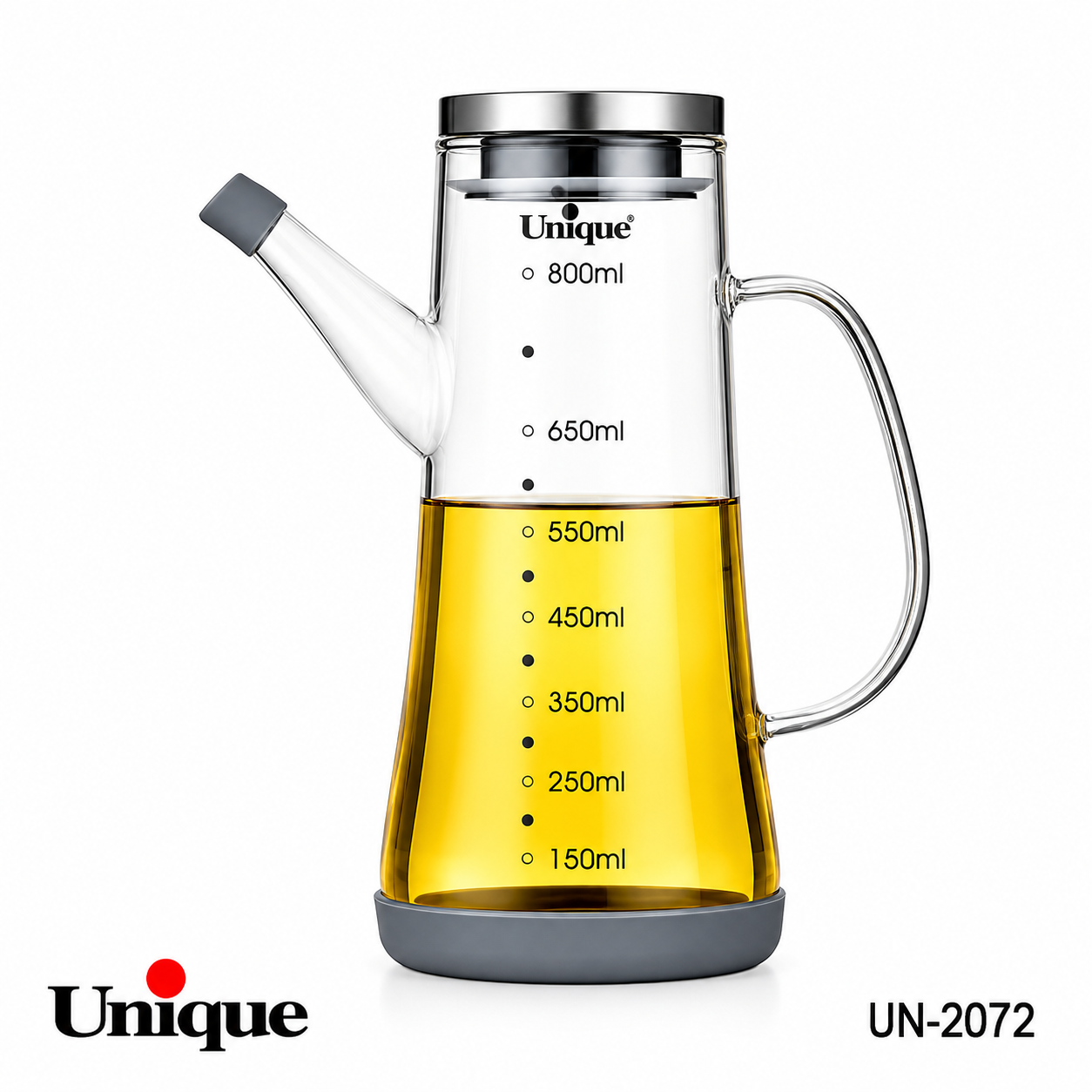 روغن ریز ۶۰۰ میلی‌لیتر درب استیل یونیک UNIQUE