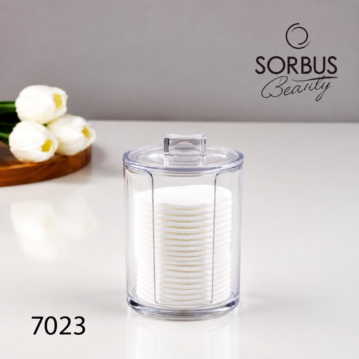 استند آرایشی جای پد استوانه‌ای سورباس