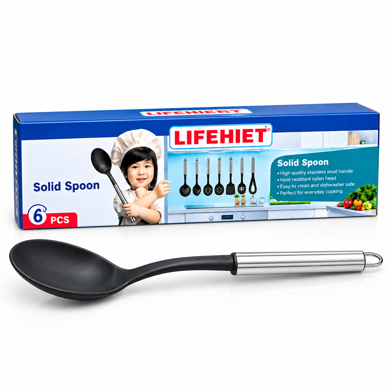 قاشق آشپزی لایف هایت LIFEHIET مدل استرلینگ