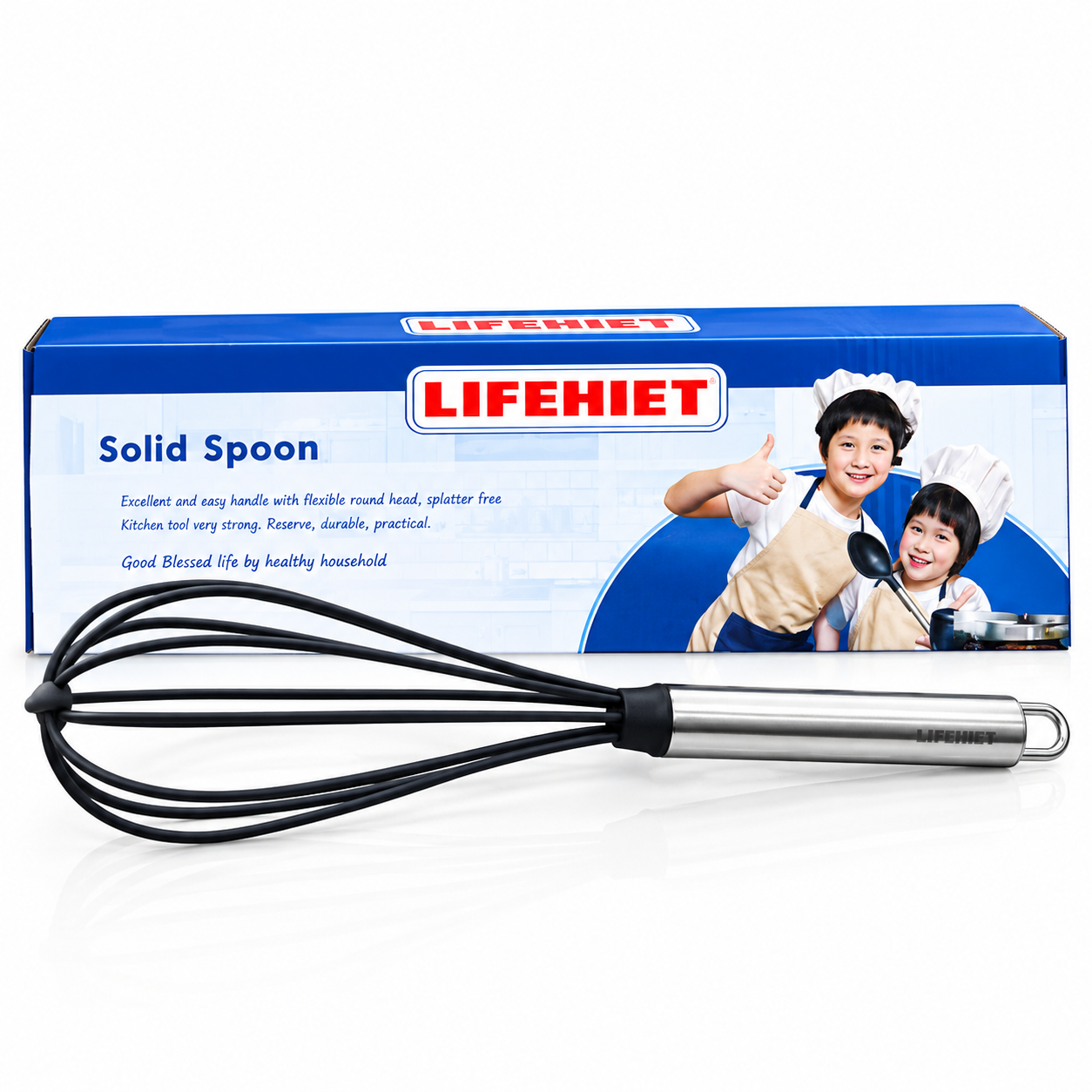 همزن دستی دسته استیل LIFEHIET