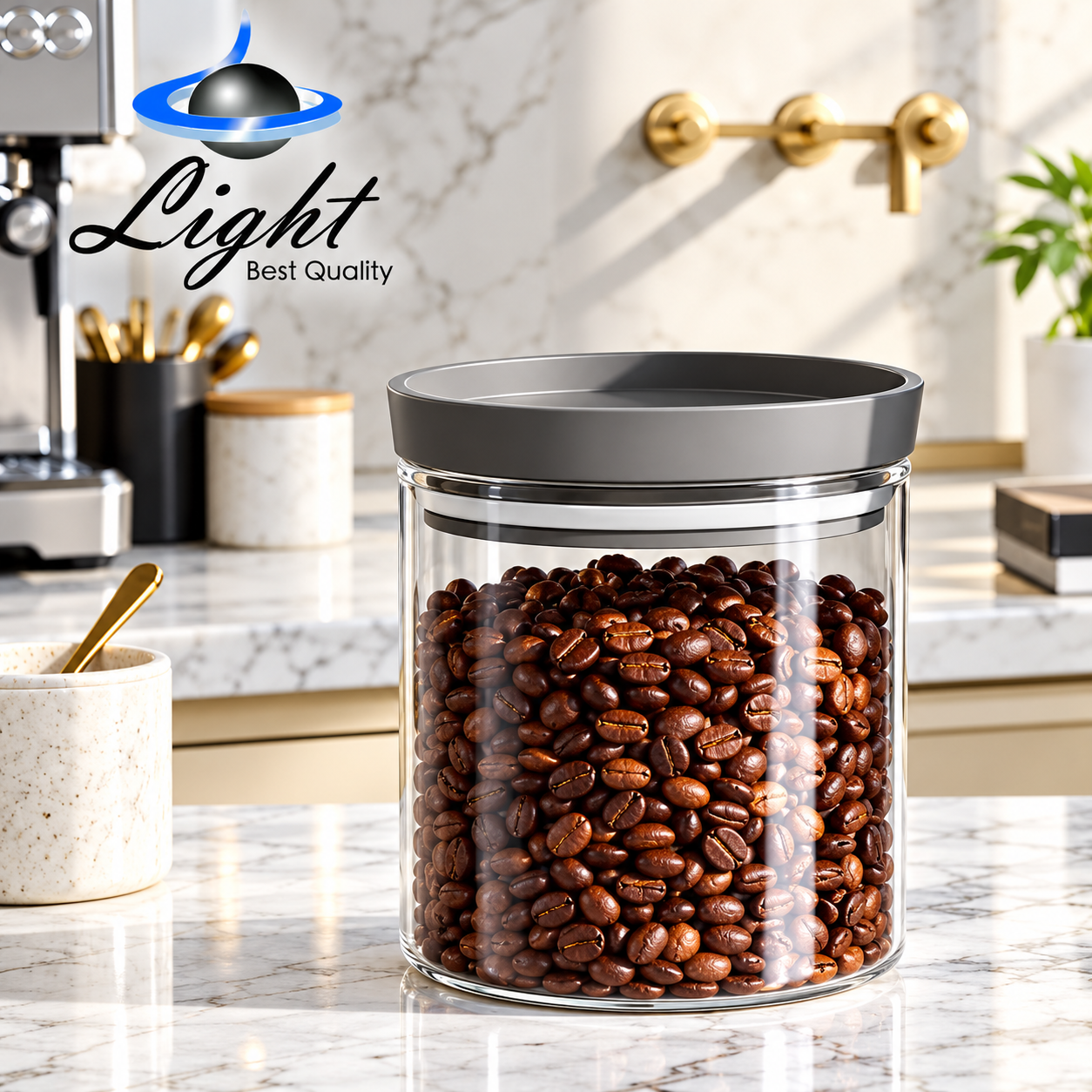 بانکه درب طوسی با واشر سیلیکونی لایت Light سایز ۱۰ سانت