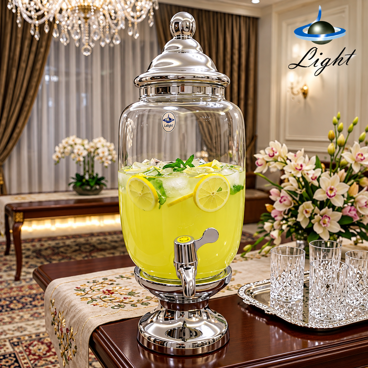 کلمن شیشه‌ای سایز ۲۵ لایت Light