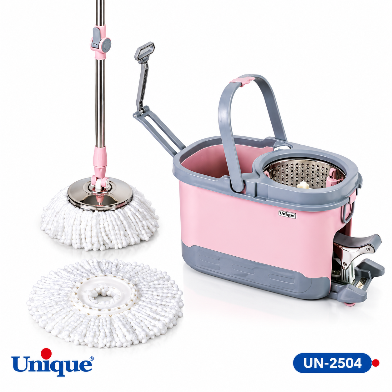 سطل و تی چرخدار یونیک Unique