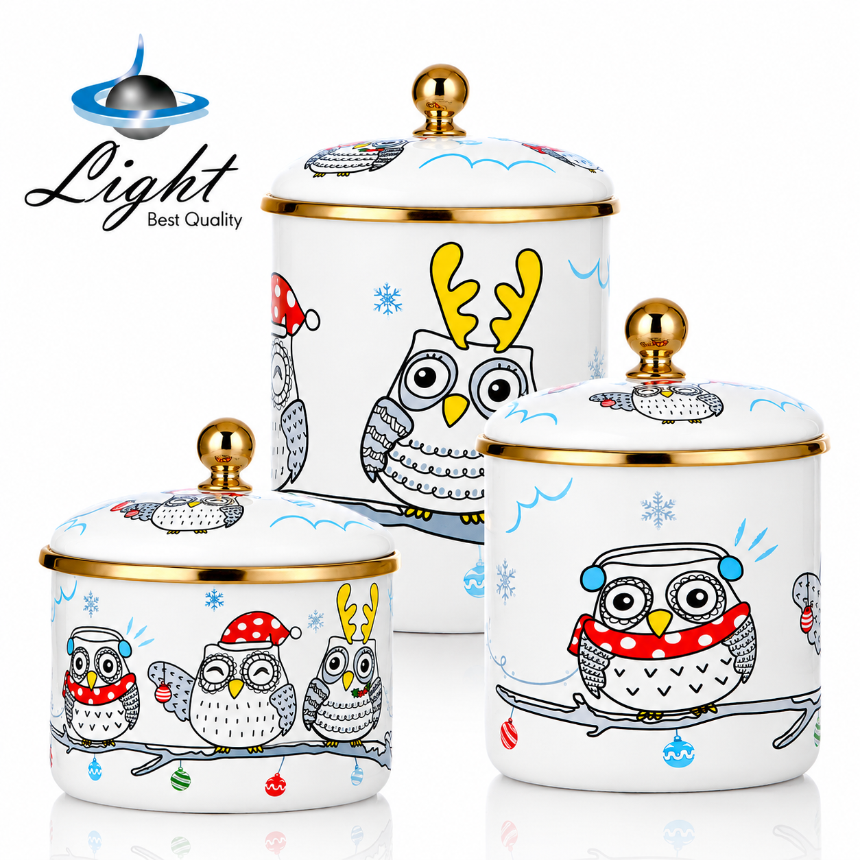 بانکه لعابی ترکیه لایت Light طرح جغد