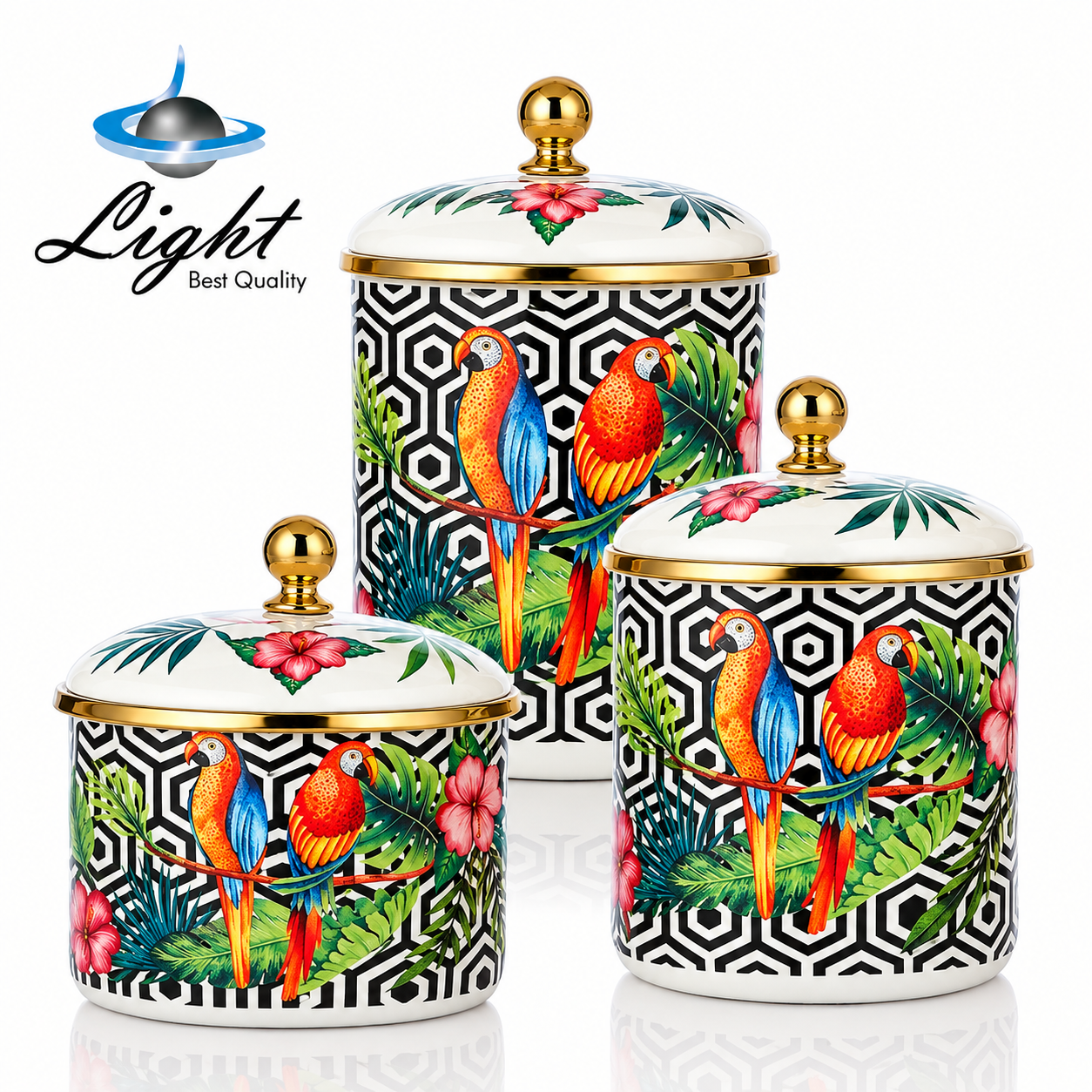 بانکه لعابی ترکیه لایت Light طرح طوطی