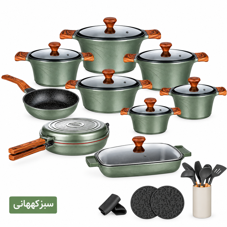 سرویس قابلمه ۲۸ پارچه سزار کاندید