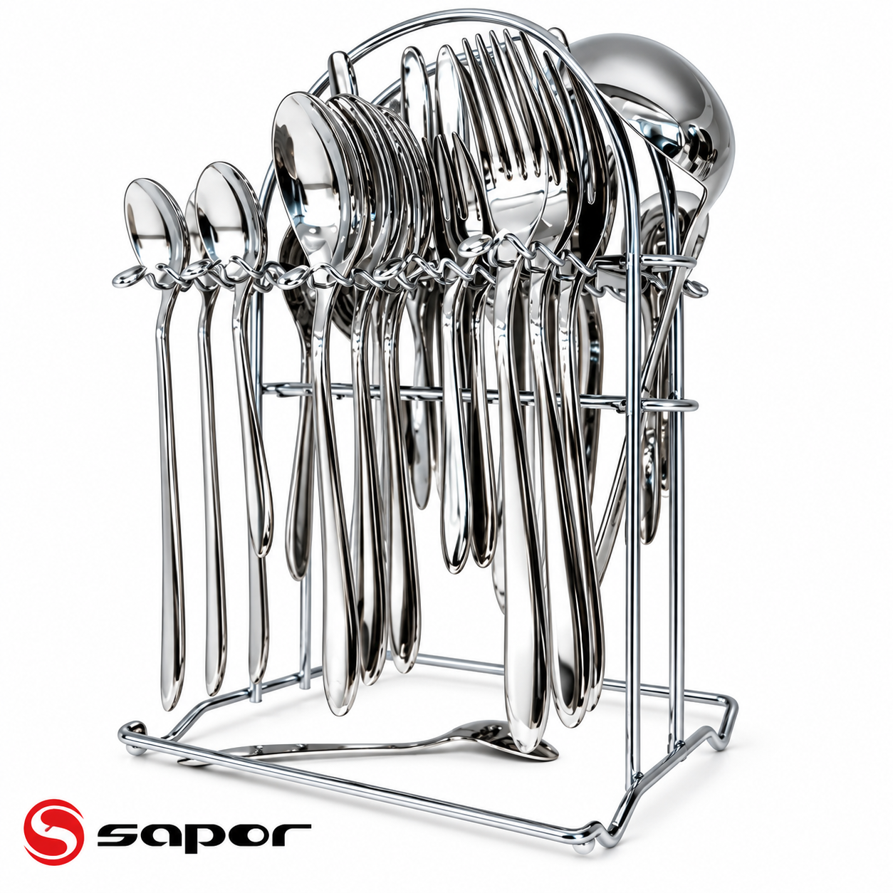 سرویس قاشق و چنگال ۳۹ پارچه ساپر Sapor مدل Sa-۱۴۰۰