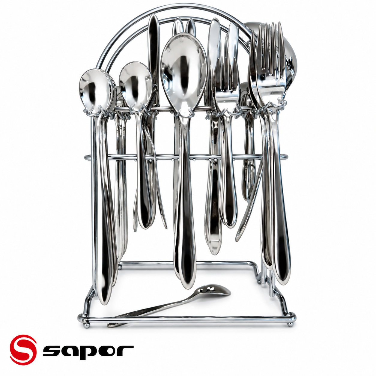 سرویس قاشق و چنگال ۳۹ پارچه ساپر Sapor مدل Sa-۱۴۰۰